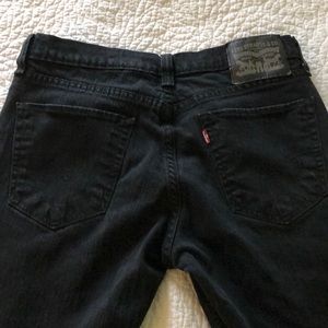 Women’s Levi’s Black Denim Jeans
